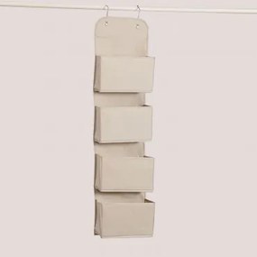 Tarinna Hangende Organizer Met 4 Vakken Beige - Sklum