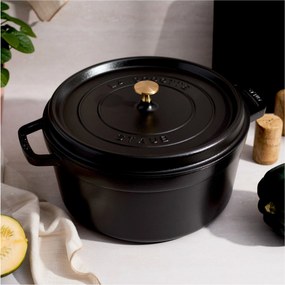 Staub La Cocotte Cocotte 30 cm / 8,4 l, Rond, Zwart - La Cocotte - Staub