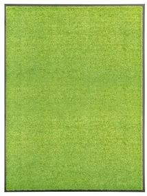 vidaXL Deurmat wasbaar 90x120 cm groen