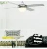 Beacon Futura Eco Indoor Plafondventilator 121CM Geborsteld Chroom