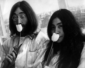 Foto Bed-In for Peace by Yoko Ono and John Lennon, 1969