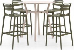 + 10% kassakorting | Barset Forza | 4 personen | Tuinset aluminium | 5-delig | Kees Smit Tuinmeubelen
