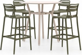 Barset Forza | 4 personen | Tuinset aluminium | 5-delig | Kees Smit Tuinmeubelen
