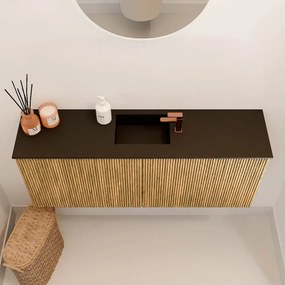 Mondiaz Joya 100cm toiletmeubel oak met wastafel faye midden 1 kraangat urban