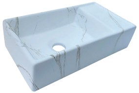 Lambini Designs Aigua fontein zonder kraangat wit marmer