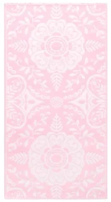 vidaXL Buitenkleed 160x230 cm PP roze
