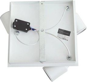 Moderne badkamer spot wit vierkant 3-lichts IP44 - Ducha