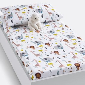 Hoeslaken in bio katoen, voor baby, omslag 17 cm, Henri