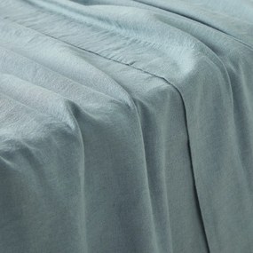 Plat laken in gewassen katoen/linnen, Marnie