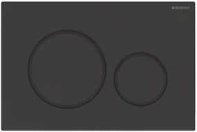 Geberit Sigma 20 bedieningspaneel mat zwart voor Sigma reservoirs 8cm (UP720) en 12cm (UP320)