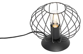 Industriële tafellamp zwart - Margarita