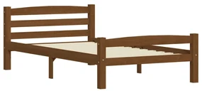 vidaXL Bedframe met 2 lades massief grenenhout honingbruin 100x200 cm