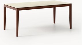 Eettafel Jackson met travertijn effect, in verschillende formaten