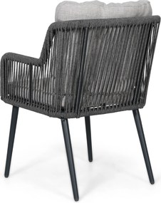 Tuinset 6 personen 220 cm Rope Grijs Lifestyle Garden Furniture Tivoli/Tavano