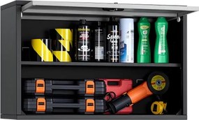 VEVOR Werkplaatswandkast, 770x305x500 mm, Gereedschapskast met draaideur en plank, Draagvermogen 108,86 kg, Wandkast, Geschikt voor garage, kelder, keuken, magazijn, Montage vereist
