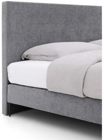 Goossens Boxspring Ease One Incl. Matras, Vlak 140 x 200 cm (=2x 70 x 200 cm) met hoofdbord + 2x matras shapes 1