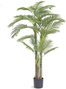 VEVOR Kunstmatige Gouden Fruitpalm 1030x1030x1981mm Kunstplant PE Kunstplanten Plastic Planten in Pot Geurloos Waterdicht Ideaal voor Decoratie van Slaapkamer Studeerkamer Woonkamer