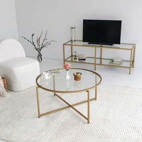 Lage tafels Goud Decortie  Coffee Table - Gold Sun S404