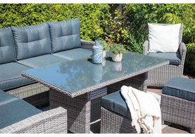 Garden Impressions Jaru lounge dining set 6-delig rechts - luxe kussens