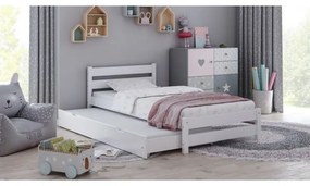 Peuter Wit  Eenpersoonsbed met onderschuifbed - Simba voor peuter junior tieners 5056231782869 Children's Beds Home, 140 x 70, Matras van 12 cm koudsc