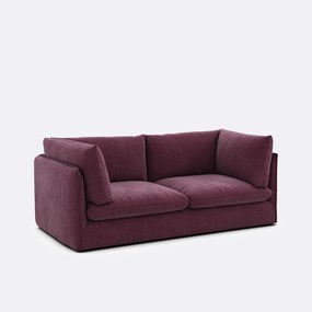 3-zits rechte bank in gestructureerde stof, Malo