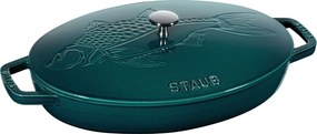 Staub Specialities Ovenschaal Vis 33 cm, Ovaal, La-mer - Specialities - Staub