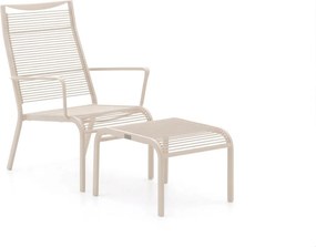 Lounge tuinstoel | Apple Bee Aple Bee Hawaii | Aluminium | Taupe | Kees Smit Tuinmeubelen