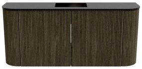 Mondiaz Joya 95cm toiletmeubel ronding links/rechts shadow met wastafel faye midden 1 kraangat urban