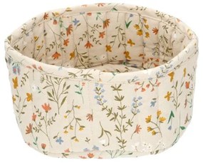 Broodmandje, GOTS bio-katoen, veldbloemen, 20 cm