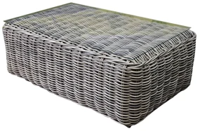 Las Palmas lounge tuintafel 120x75xH43,5 cm grijs