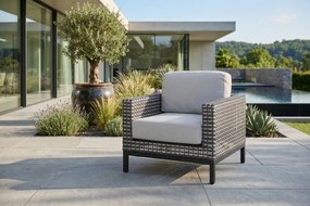 4 Seasons Outdoor | Dias loungestoel SALE Loungestoel   zwart weerbestendig