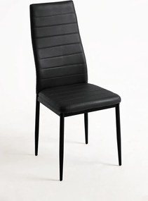 Set 4 Lauter Kunstlederen Stoelen