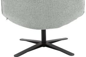 Goossens Excellent Draaifauteuil Adam, Draaifauteuil hoog