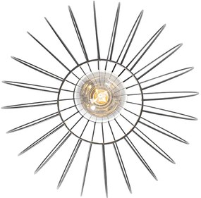 Industriële plafonnière zwart - Margarita