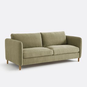 4-zits bedbank Loméo van gevlekt polyester