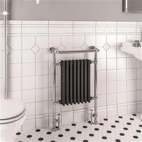 Eastbrook Isbourne klassieke radiator 60x95cm 894W chroom/antraciet