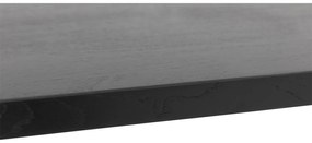 Goossens Bijzettafel Quinze, hout eiken zwart, modern design, 50 x 60 x 35 cm