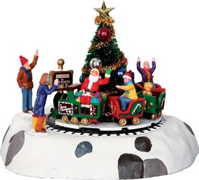 Lemax - 'Santa's Kiddie Train' - Attractie met animatie - Exclusief adapter