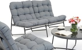 Tuinmeubelset Amora Coffee 4 antraciet Garden Point