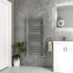 Eastbrook Wendover handdoekradiator 60x120cm 537W RVS gepolijst