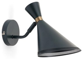 Richtbare wandlamp in smeedijzer, Farria