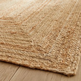 Hal vloerkleed in jute, handgevlochten, Hempy