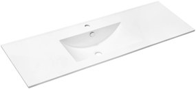 Saniclear Jena keramische wastafel 120cm met kraangat