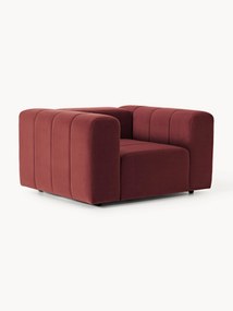 Fluwelen loungefauteuil Lena