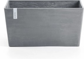 Ecopots bloempot Paris 100 - Rechthoekig - Blue Grey - 99,7 x 46,4 x H51 cm