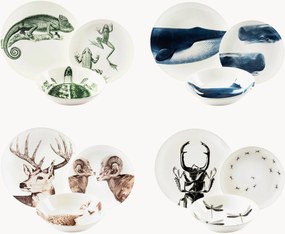 Serviesset Faune & Flore, 4 personen, 12-delig
