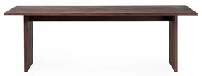Japandi Eettafel Walnoot 230x100 Cm - 230 X 100cm.