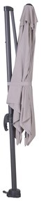 Garden Impressions Hawaii zweefparasol S 250x250 - donker grijs - zand