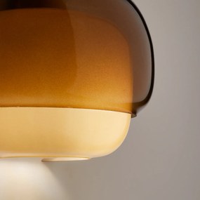 Wandlamp van gekleurd glas, KINOKO