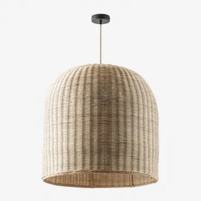 Plafondlamp Flandes Natuurlijk - Zwart & Ø60 Cm Flandes - Sklum